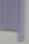 SWAYING/KNIT Seamless Water-soluble Wool Pullover SW212SZ74 Light Purple PS20